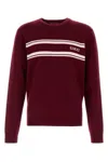 Gucci Tiziano Red Wool Blend Sweater In Red