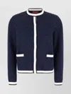 Gucci Knitwear With Front Pockets And Long Sleeves In Blue