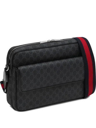 Gucci Kuriertasche Aus Gg Supreme In Black