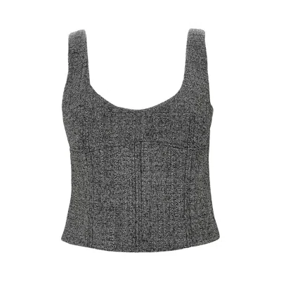 Gucci L Grisaille Top In Gray