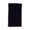 Gucci L Scarf With Web Motif Kids In Black