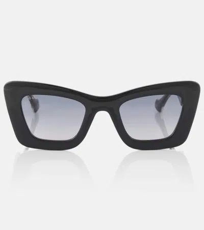 Gucci La Piscine Cat-eye Sunglasses In Black