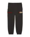 Gucci Label Track Pants In Black