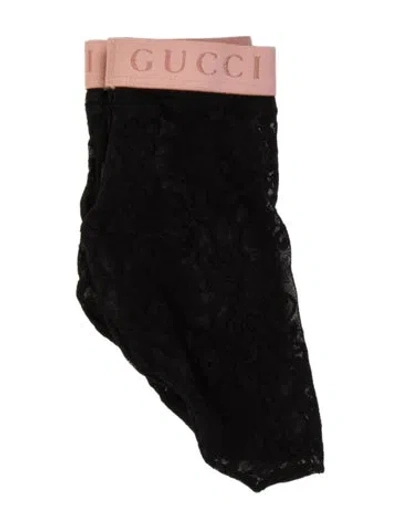 Pre-owned Gucci Lace Ankle Socks In Multi