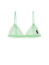 Gucci Lace Detailed Triangle Bralette