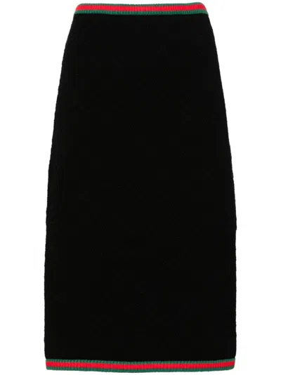 Gucci Lace Cotton Midi Skirt