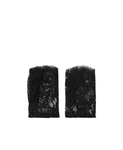 Gucci Lace Gloves In Black
