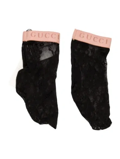 Pre-owned Gucci Lace Socks W/tags In Black
