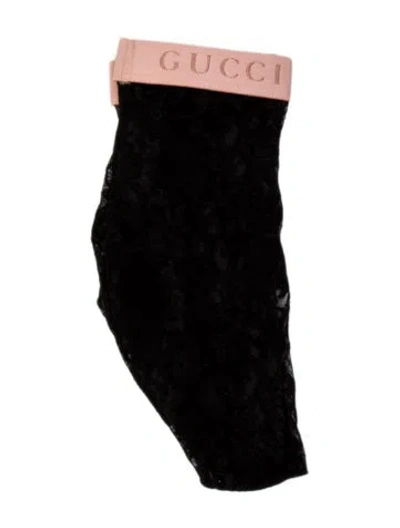 Pre-owned Gucci Lace Socks W/tags In Black