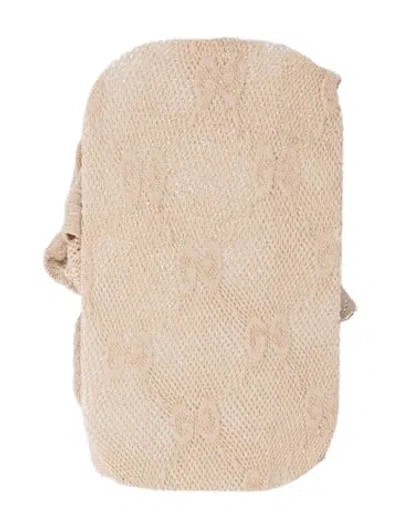 Pre-owned Gucci Lace Tights W/tags In Neutral