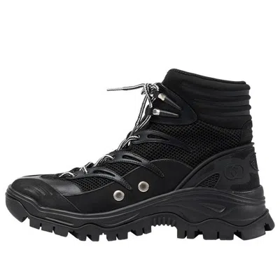 Gucci Lace Up Boot 'black'