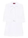 Gucci Women Cotton Poplin Shirt With Horsebit Hardware