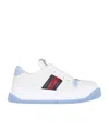 Gucci 42mm Screener Leather Sneaker In White