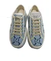 Gucci Lace-up Low-top Sneakers In Gray