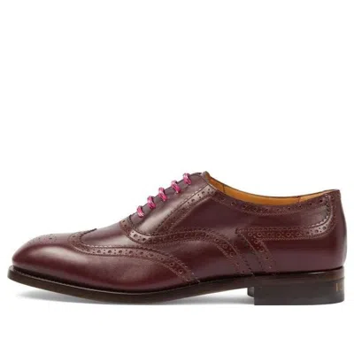 Gucci Lace Up Shoe 'burgundy'