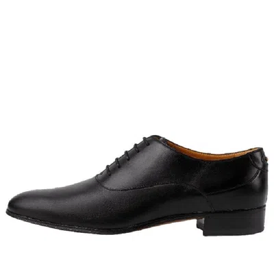 Gucci Double G Lace-up Shoes In Black