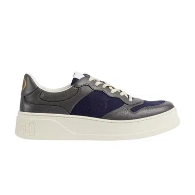 Pre-owned Gucci Lace Up Sneaker 'grey Blue'