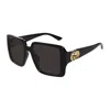 Gucci Oversized Plastic Square Sunglasses In ["grey"]