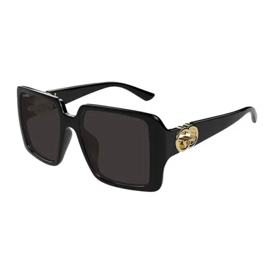 GUCCI GUCCI LADIES BLACK SQUARE SUNGLASSES GG1692SA 001