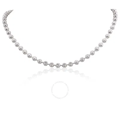Gucci Ladies Boule Choker Necklace In Silver In Metallic