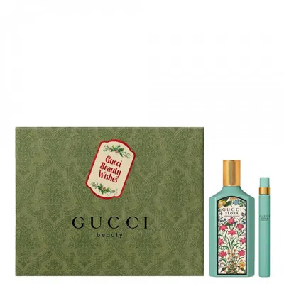 Gucci Ladies Flora Gorgeous Jasmine Gift Set Fragrances 3616303784959 In White