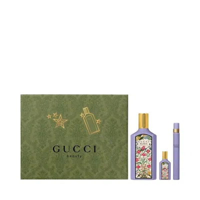 Gucci Kids'  Ladies Flora Gorgeous Magnolia Gift Set Fragrances 3616304679032 In White