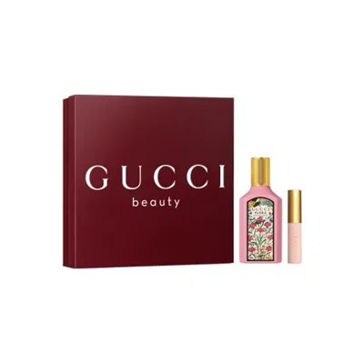 Gucci Ladies  Flora Gorgeous Gardenia Gift Set Fragrances 3616305838209 In Pink