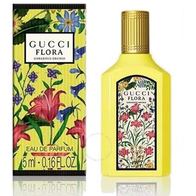 Gucci Ladies  Flora Gorgeous Orchid Edp .16 oz Fragrances 3616305169303 In White