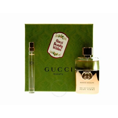 Gucci Ladies Guilty Gift Set Fragrances 3616303784805 In Black / Pink / White