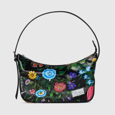 Gucci Lady Lunetta Small Shoulder Bag In Purple