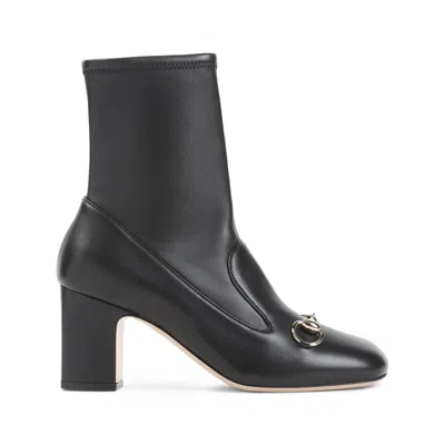 Gucci Ankle Boots With Clamp In Black