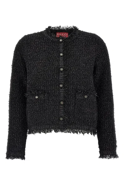 GUCCI GUCCI LAMÃ© BLAZER