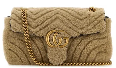 GUCCI GUCCI LAMB SHEARLING BAGS