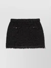 Gucci Lamé Fabric Mini Skirt