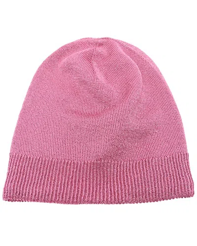 Gucci Lame Jacquard Monlux Beanie Hat (authentic Pre-loved) In Pink