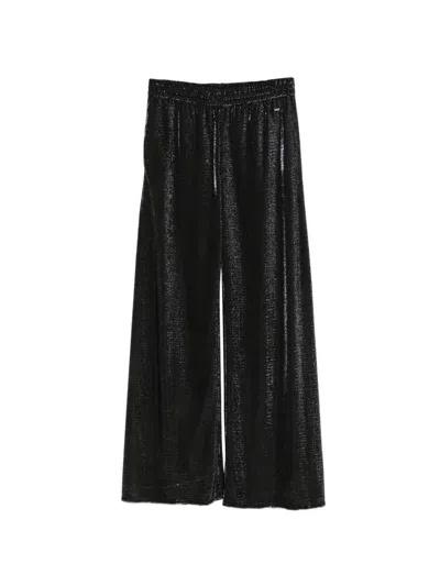Gucci Lamé Trousers In Black