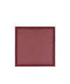 Gucci Laminated Printed Silk Twill Carré In Burgundy
