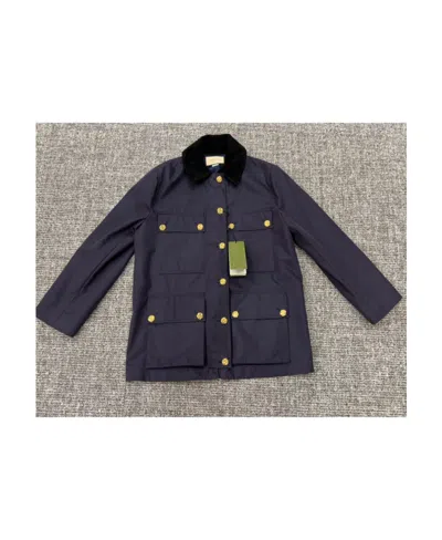 Gucci Lapel Casual Jacket In Black