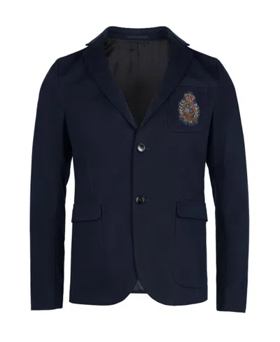 Gucci Lapel Suit Jacket In Blue