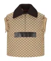 Gucci Bomber Gilet With Single Front Pocket In Multi