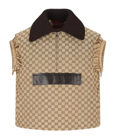Gucci Lapel Vest In Multi