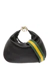 Gucci 'large Attache' Black Crossbody Bag With G Hook Closure In Leather Man In Black