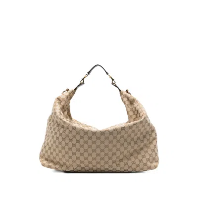 Gucci Large Brera Monogram-pattern Tote Bag In Neutral