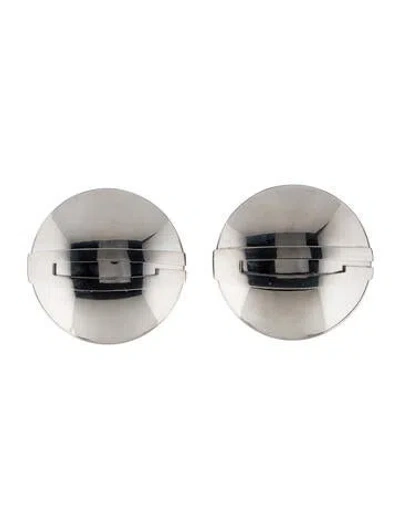 Pre-owned Gucci Large G Clip-on Earrings In Multi