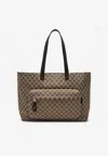 Gucci Large Gg Canvas Tote Bag In Sand