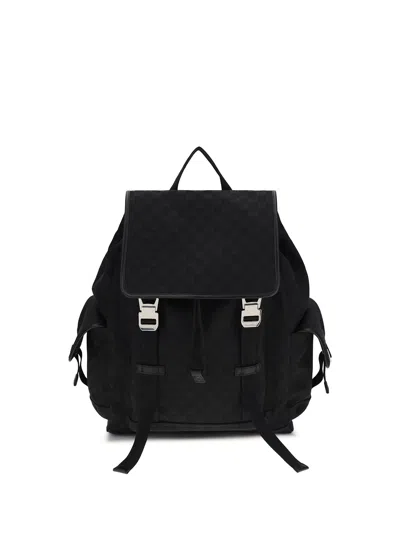 Gucci Large Gg Fabric Backpack
