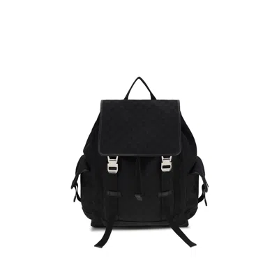 Gucci Large Gg Fabric Backpack