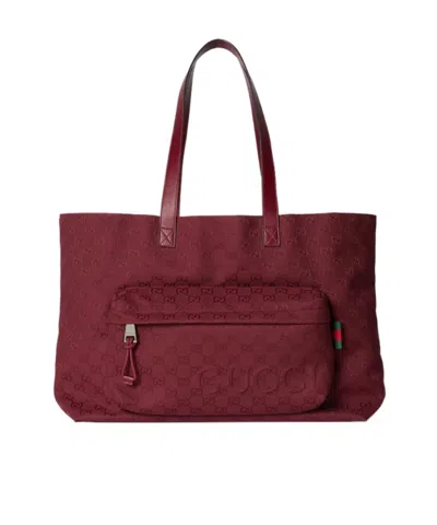 Gucci Large Gg Handbag In Red