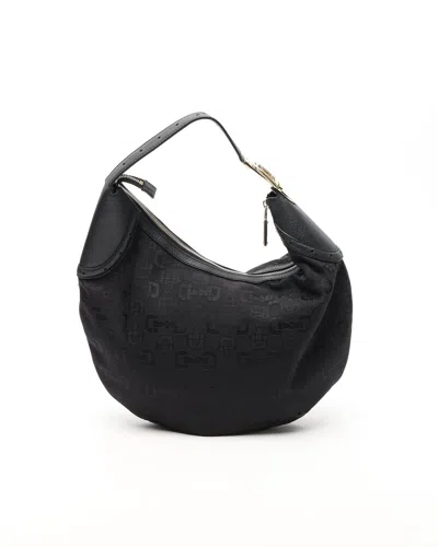 Gucci Large Gg Horsebit Glam Hobo Bag In Black
