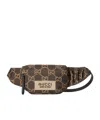 Gucci Large Gg-jacquard Belt Bag In Green